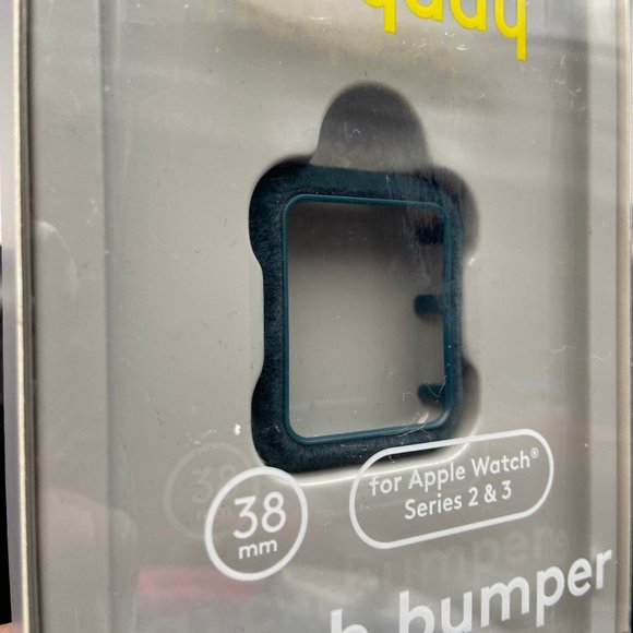 ♦️4/$25 NIB Heyday 38mm Apple Watch Bumper Dark Teal Velvet - Picture 1 of 5